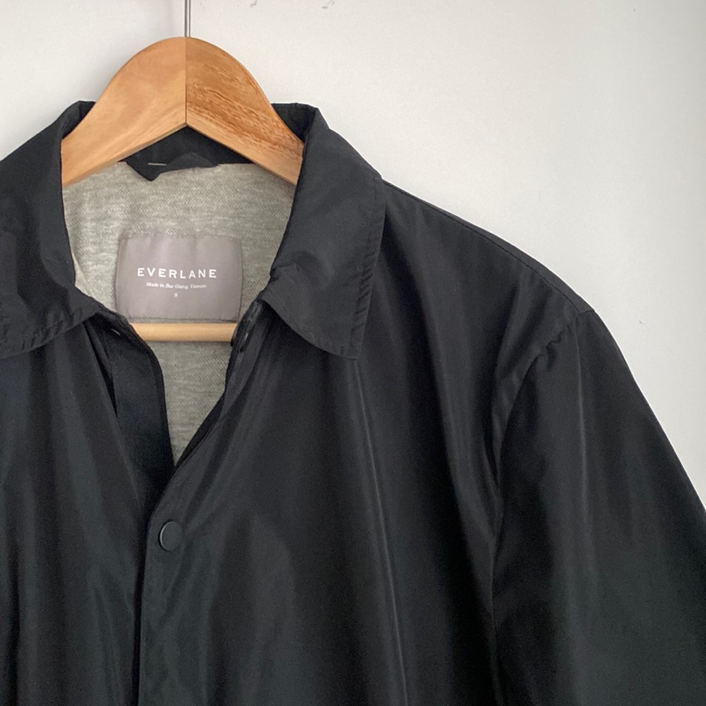 Everlane Men’s Coaches Jacket in Black - Small